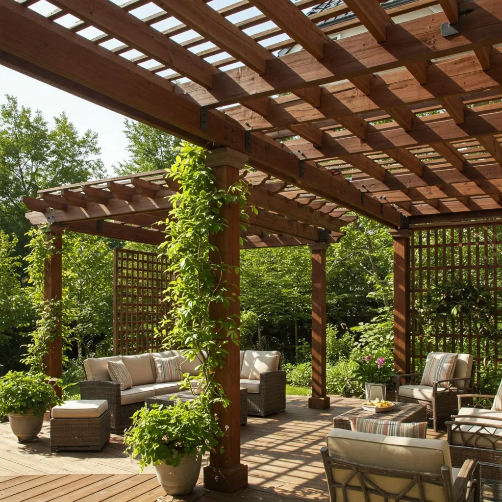 A ARBORS style in outdoor garden. 