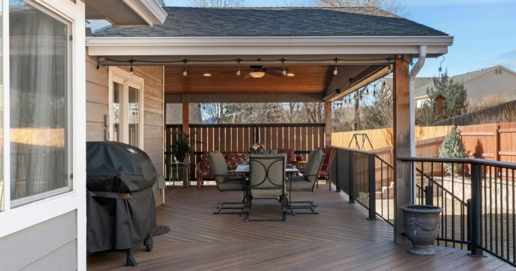 a deck design of 